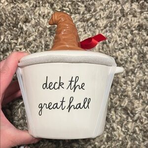 Rae Dunn Harry Potter Deck the Great Hall Holiday Dish